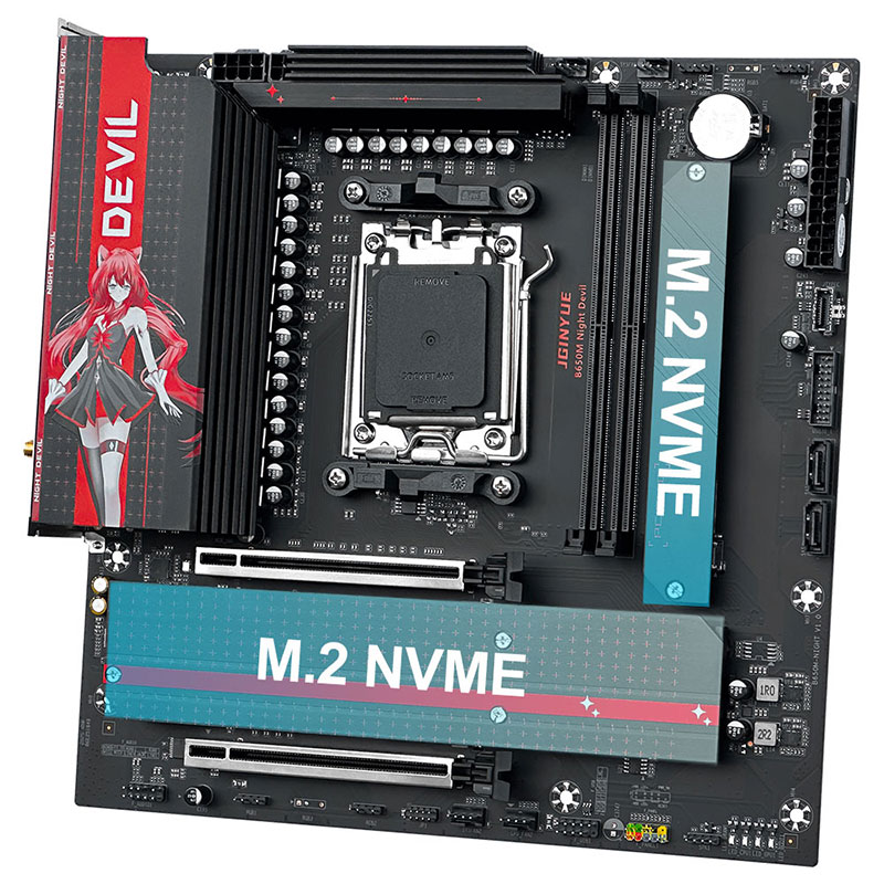 JGINYUE B650M NIGHT DEVIL Desk - огляд і ціна X870E Atx Motherboard